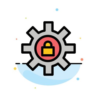 Düz Düz Renk Şablonunu Destekle, Ayarla, Kilitle, Destekle