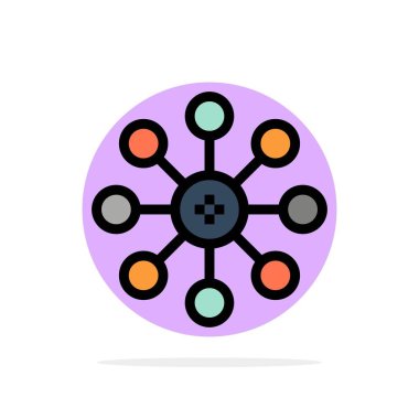 Biyokimya, Biyoloji, Hücre, Kimya Soyut Daire Backgroun