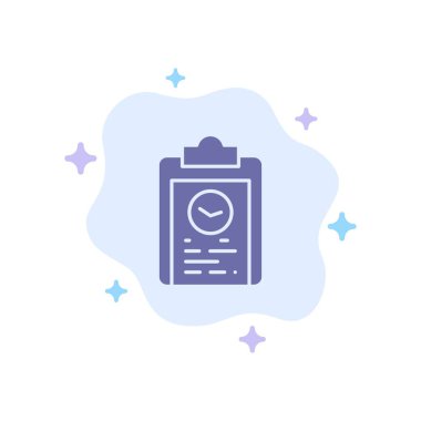 Pano, Koç, Plan, İlerleme, Eğitim Mavi Simge Soyut