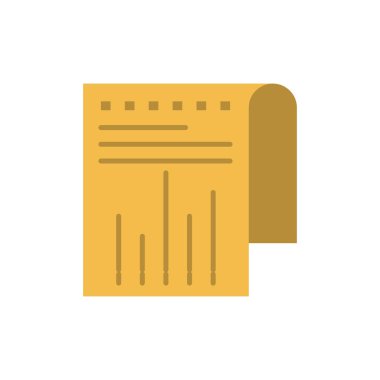 İş, Finans, Modern, Rapor Düz Renk Simgesi. Vektör ico