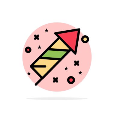 Kutlama, Şenlik, Havai Fişek, Tatil Soyut Circle Backg