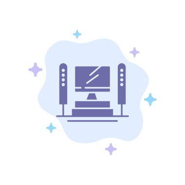 Bilgisayar, Bilgisayar, Sunucu, Soyut Bulut Bac Cpu Mavi Simge