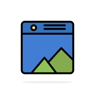 Resim, Fotoğraf, Galeri, Web Soyut Daire Arka Plan Düz renk