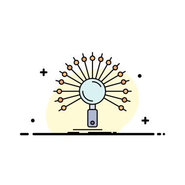 Veri, bilgi, bilgilendirici, ağ, alma düz renk 