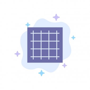 Izgara, grafik, çizim, alan, yazılım soyut bulutta mavi simge