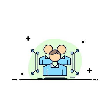 Antropometri, vücut, veri, insan, kamu Düz Renk Simge Vektör