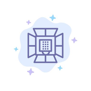 Aydınlatma, Işık, Aydınlatma, Profesyonel, Yumuşak kutu Mavi Simge 