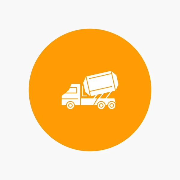 Φορτηγό, τσιμέντο, κατασκευές, όχημα, κύλινδρος — Διανυσματικό Αρχείο