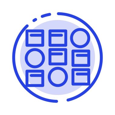 Desen, Sistem, Veri Bilimi, Örüntü Sistemi Mavi Noktalı Çizgi L