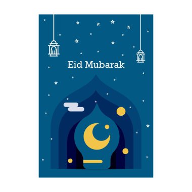 Ramazan Kareem tebrik şablonu. Arapça kaligrafi ve tradito