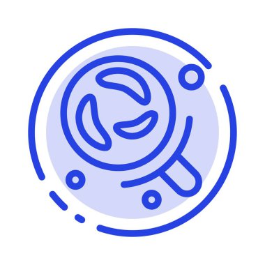 Bakteri, Laboratuvar, Araştırma, Bilim Mavi Noktalı Çizgi Ic