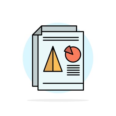 Rapor, Sunum, Pasta, Grafik, İş Soyut Daire Backg