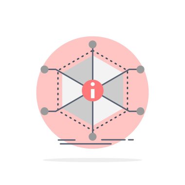 Veri, yardım, bilgi, bilgi, kaynaklar düz renk simge vektör