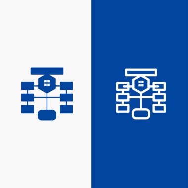 Akış Şeması, Akış, Grafik, Veri, Veritabanı Çizgisi ve Glyph Solid simgesi