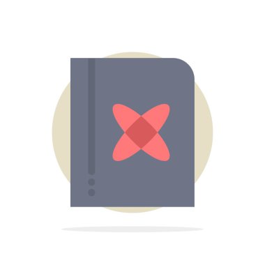 Kitap, Formül, Fizik, Bilim Soyut Daire Arka Plan Düz 