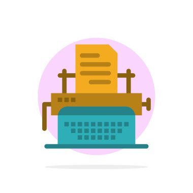 Daktilo, Yazma, Belge, Soyut Daire Arka Plan Yayımla