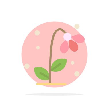 Flora, Çiçek, Çiçek, Doğa, Bahar Soyut Daire Arka Plan