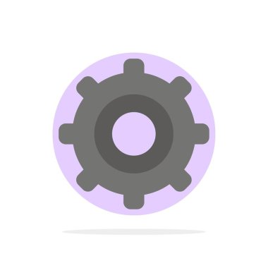 Dişli, Ayar, Dişliler Soyut Daire Arka Plan Düz renk Simgesi