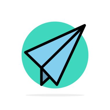 Kağıt, kağıt düzlem, düzlem soyut daire arka plan düz renk 