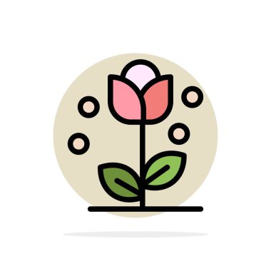 Flora, Çiçek, Çiçek, Doğa, Bahar Soyut Daire Arka Plan