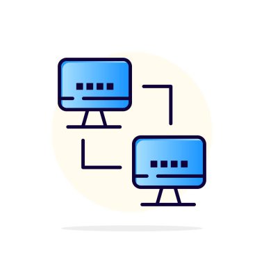 Bilgisayar, Ağ, Bilgisayar, Bilgisayar Soyut Daire Backgrou