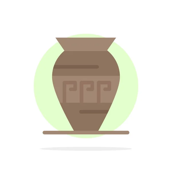 Amphora, Ancient jar, emojis, jar, Grecja Abstrakcja Circle Backgr — Wektor stockowy