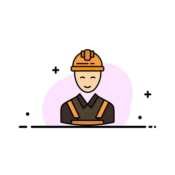 Trabajador, Edificio, Carpintero, Construcción, Reparación — Vector de stock