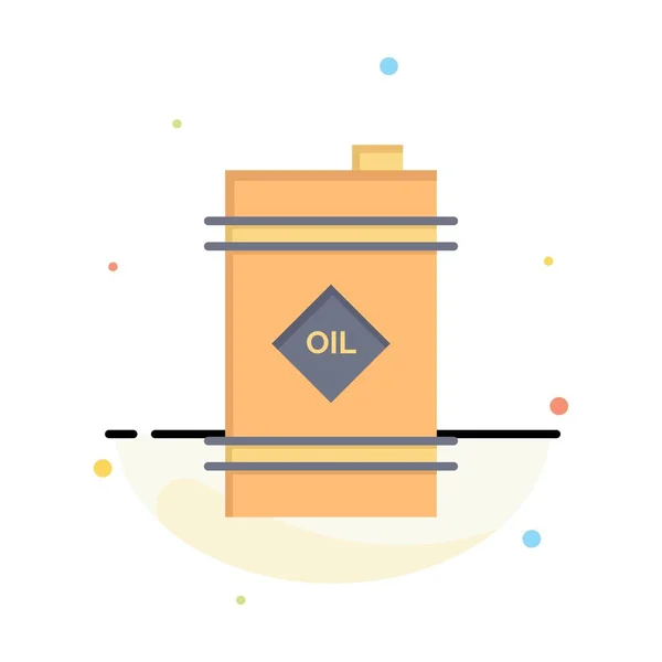 Barrel, Oil, Oil Barrel, toxische Logo-Vorlage für Unternehmen. Flachfl. — Stockvektor