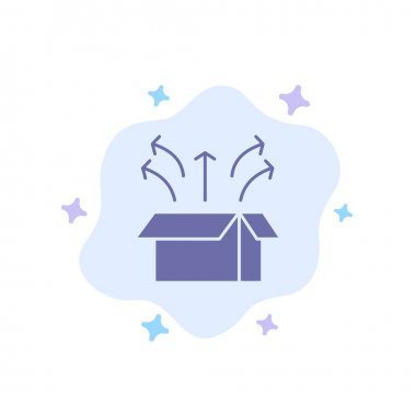 Sürüm, Kutu, Başlatma, Açık Kutu, Soyut Cl Ürün Mavi Simge