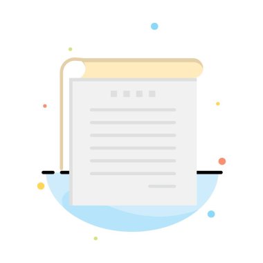 Öğrenci, notlar, kitaplar, öğrenci notları soyut düz renk simgesi te