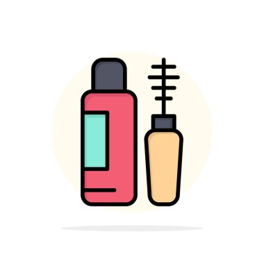 Maskara, Gölge, Göz, Şişe Soyut Daire Arka Plan Düz colo