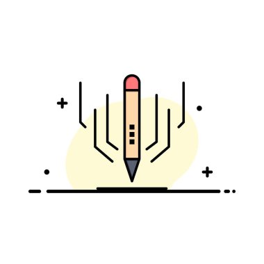 Dijital Sanat, Dijital, Sanat, Eğitim İş Düz Hat Dolu 