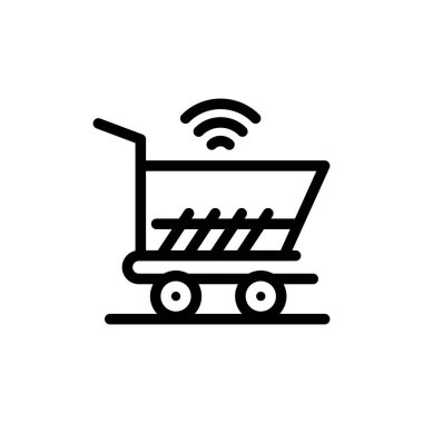 Trolley, Sepeti, Wifi, Alışveriş Mavi ve Kırmızı İndir ve Şimdi Satın Al
