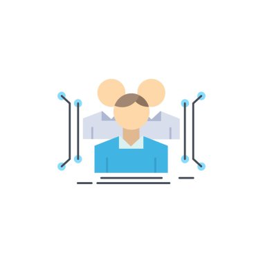 Antropometri, vücut, veri, insan, kamu Düz Renk Simge Vektör