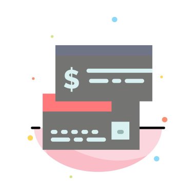 Direkt Ödeme, Kart, Kredi, Borç, Direkt Özet Düz Renk 