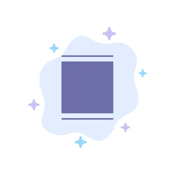 Galerie, instagram, sets, timeline blue icon on abstract cloud b — Stockvektor