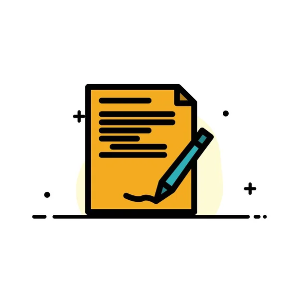 Agreement, Paper, Document, Note, Report — стоковый вектор