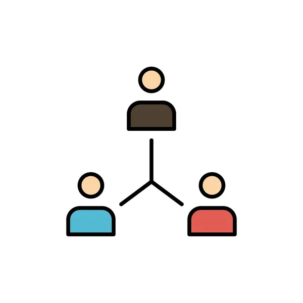 Estructura, Empresa, Cooperación, Grupo, Jerarquía, Personas, Equipo — Vector de stock