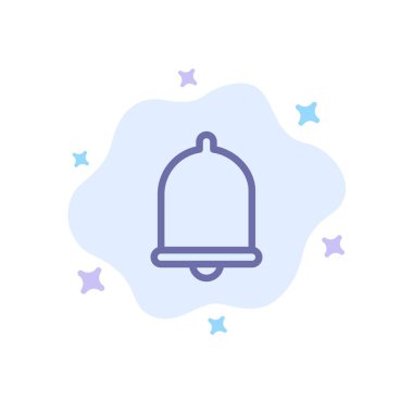 Uyarı, Zil, Bildirim, Soyut Bulut Bac Ses Mavi Simge