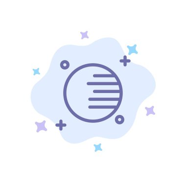 Astronomi, Gezegen, Uzay Mavisi Simge Soyut Bulut Arka Plan