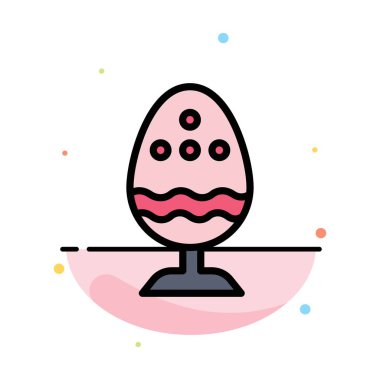 Haşlanmış, Haşlanmış Yumurta, Paskalya, Yumurta, Gıda Soyut Düz Renk Simgesi T