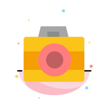 Kamera, Bilgisayar, Dijital, Teknoloji Soyut Düz Renk Simge T