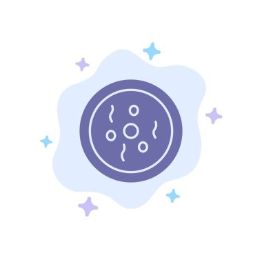 Kimya, Çanak, Petri, Soyut Bulut Geri Bilim Mavi Simge