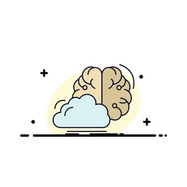 beyin fırtınası, yaratıcı, fikir, yenilik, ilham düz Colo