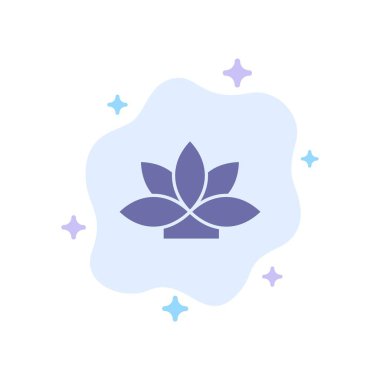 Çiçek, Hindistan, Lotus, Soyut Bulut Backgrou Bitki Mavi Simge