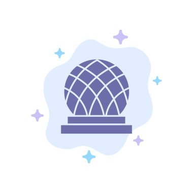 Bina, Kanada, Şehir, Soyut Bulut Backgro Dome Mavi Simge