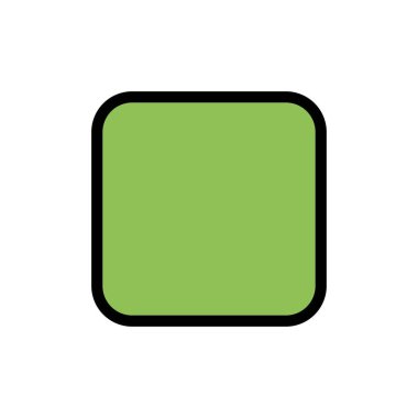 Kutu, Onay Kutusu, İşaretsiz Düz Renk Simgesi. Vektör simgesi afiş Te