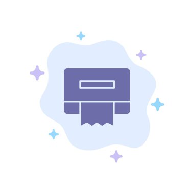 Soyut Bulut Arka Planda Temizlik, Kağıt, Doku Mavisi Simgesi