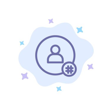 Takip et, Hash etiketi, Tweet, Twitter, Soyut'ta Mavi Simge ile Iletişim 