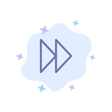 Soyut Bulutta Hızlı, İleri, Medya, Video Mavi Sonu'nda Kontrol 